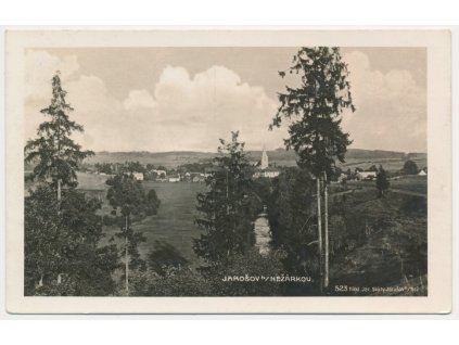 24 - Jindřichohradecko, Jarošov nad Nežárkou, celkový pohled, cca 1935