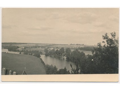 64 - Táborsko, Roudná, celkový pohled, cca 1936