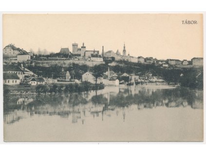 64 - Tábor, celkový pohled na město, cca 1920