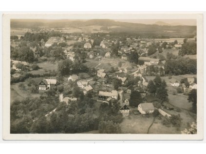 11 - Českolipsko, Sloup v Čechách, celkový pohled, cca 1940