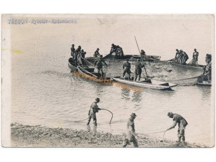 24 – Jindřichohradecko, Třeboň, výlov rybníka Rožmberk, ca 1934