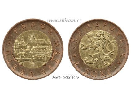 ČR, mince 50 Koruna, 2005, stav -0/0-