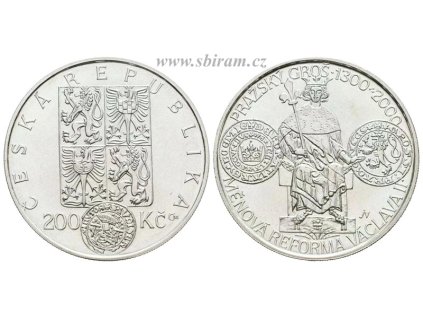 2000 Měnová reforma Václava II. (1)
