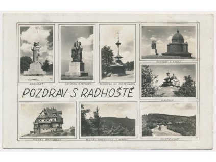71 - Vsetínsko, 8-mi záběr, Pozdrav z Radhoště, cca 1939