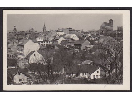 58 - Semilsko, Turnov (Turnau), pohled na město, foto Fon, cca 1930