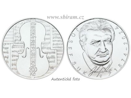 ČR, mince 200 Koruna 2024 - 150. výročí narození Josefa Suka, stav 0/0