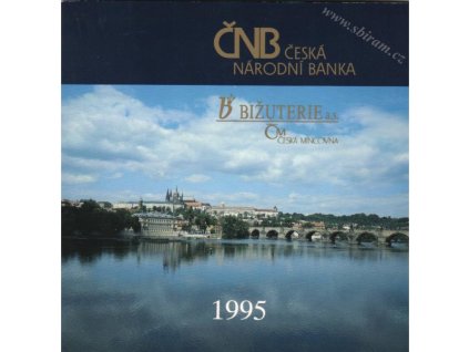 ČR, Sada oběžných mincí, 1995, Bižuterie Jablonec