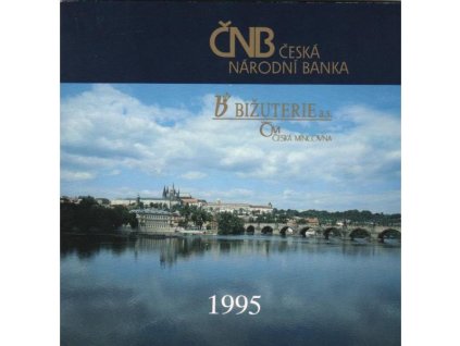 ČR, Sada oběžných mincí, 1995, Bižuterie Jablonec