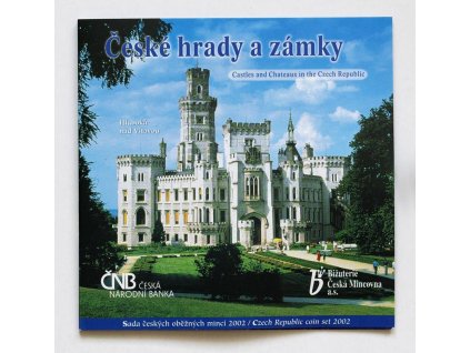 ČR, Sada oběžných mincí, 2002, Hrady a zámky