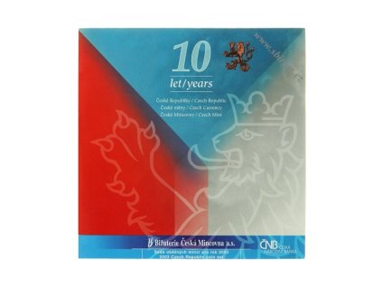 ČR, Sada oběžných mincí, 2003, 10. výročí ČR a české měny
