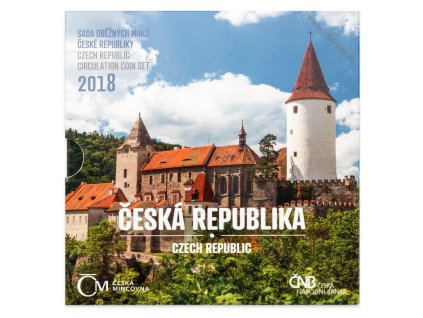 ČR, Sada oběžných mincí, 2018, Sada mincí Česká republika