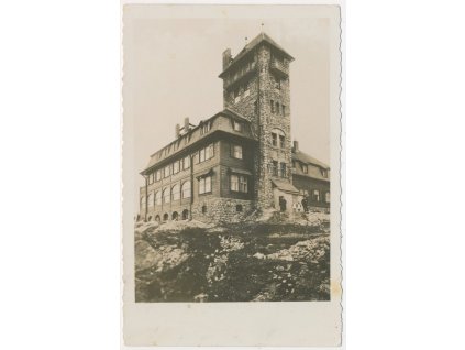 32 - Liberecko, Chata na Ještědu, cca 1936