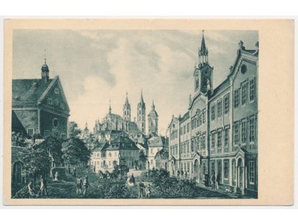 29 - Kolín, Děkanský kostel, klášter, a školy, cca 1931