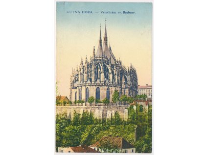 31 - Kutná Hora, Velechrám sv. Barbory, cca 1920