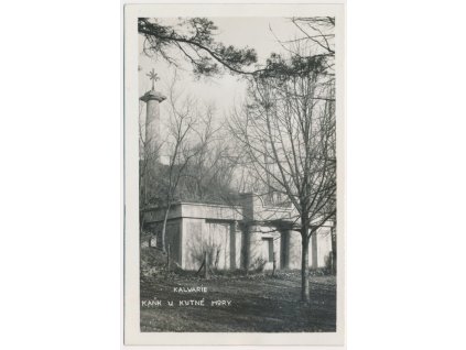 31 - Kutná Hora, kopec Kaňk a památník Kalvárie, foto Štanzel, ccs 1930