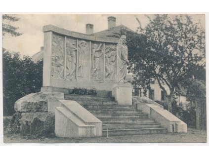 36 - Mladoboleslavsko, Jablkynice - Jabkenice, Smetanův pomník, cca 1936