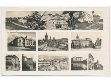 28 - Klatovy, 9-ti záběr dominant města, cca 1930