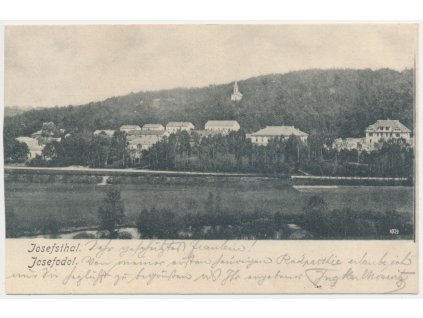 36 - Mladoboleslavsko, Josefův Důl (Josefsthal), celkový pohled, cca 1904