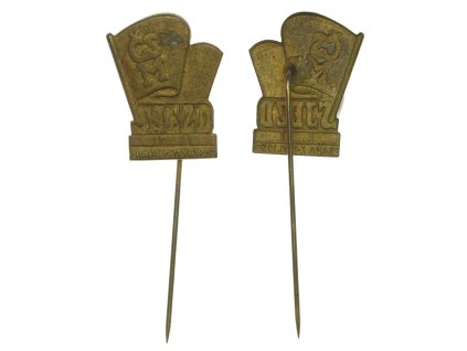 ČSSR, AE klopový odznak ČSM, 1950, stav 1/1