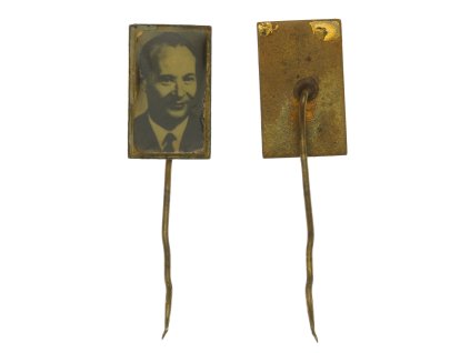 ČSSR, AE klopový pamětní odznak A.Dubček, stav 1/1