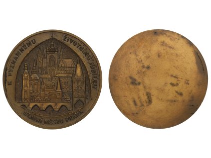 ČSSR, AE medaile K významnému životnímu jubileu, průměr 60mm, stav 1/1