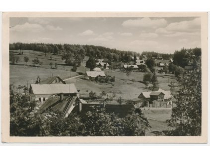 20 - Jablonecko, Josefův Důl, celkový pohled, cca 1950