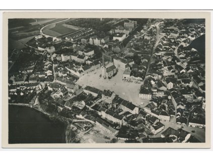 54 - Příbram, Pohled z letadla č. 194, cca 1947