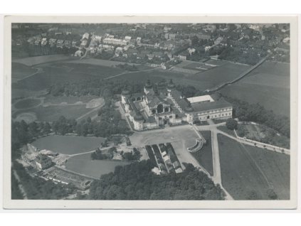 54 - Příbramsko, Svatá Hora, Pohled z letadla č. 23, cca 1941