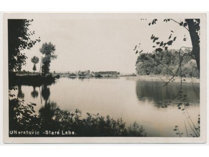 35 - Mělnicko, Neratovice, Staré Labe, partie, cca 1935