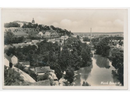 36 - Mladoboleslavsko, Nové Benátky, celkový pohled, cca 1931
