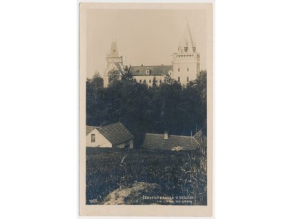 54 - Příbramsko, Sedlčany, Červený Hrádek, Zámek, cca 1935