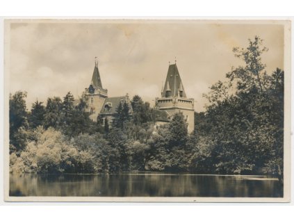 54 - Příbramsko, Sedlčany, Červený Hrádek, Zámecká partie, cca 1935