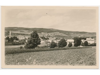 48 - Prachaticko, Stachy, celkový pohled, cca 1950