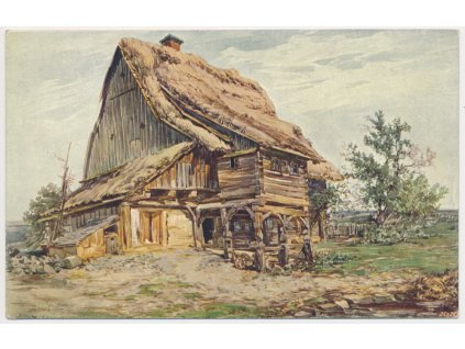 64 - Táborsko, Libějice, "Dům v Libějicích", cca 1925