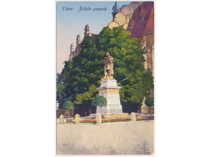64 - Tábor, Žižkův pomník, cca 1926