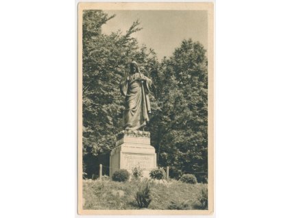 30 - Kroměřížsko, Svatý Hostýn, Socha Božského srdce Páně, cca 1935