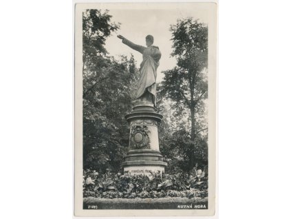 31 - Kutná Hora, Pomník K. H. Borovského, cca 1935