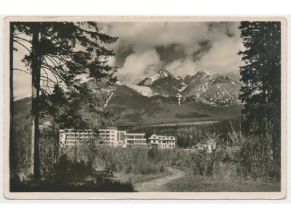 Slovensko, Vysoké Tatry, Tatranská Lomnica, Ozdravovňa "Morava", 1937