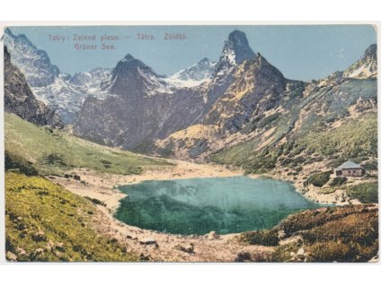 Slovensko, Vysoké Tatry, Zelené pleso, cca 1922