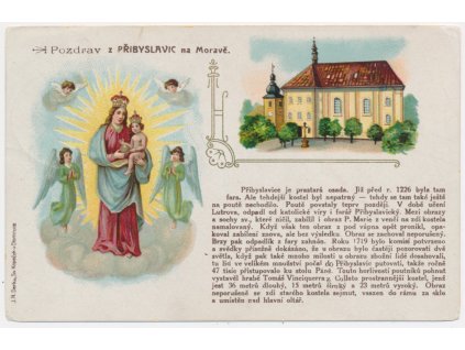 64 - Třebíčsko, Přibyslavice, 2 záběrová koláž, cca 1917