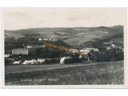 03 – Blansko, Kunštát, celkový pohled, ca 1937
