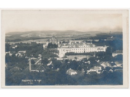 57 - Rychnov nad Kněžnou, Celkový pohled na město, cca 1935