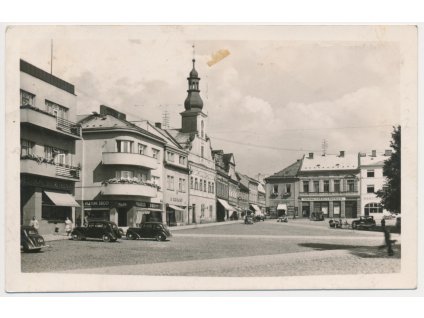57 - Rychnov nad Kněžnou, partie z náměstí, cca 1943