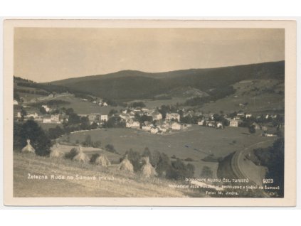 28 - Klatovsko, Železná Ruda, celkový pohled, foto M. Jindra, cca 1927