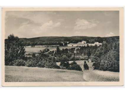 54 - Příbramsko, Vojkov, celkový pohled, cca 1949