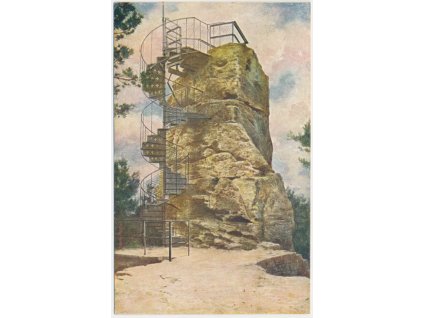 58 - Semilsko, Turnov, skála Hlavatice, cca 1927