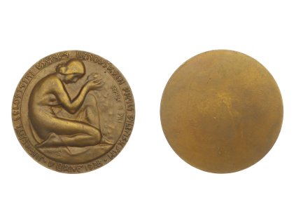 ČSR, AE medaile Výstava učňovských prací, 1928, bronz, průměr 55mm