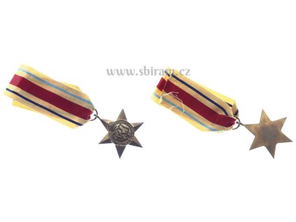 Velká Británie, Válečná africká hvězda 1940-1943, stuha, stav 1/1/1