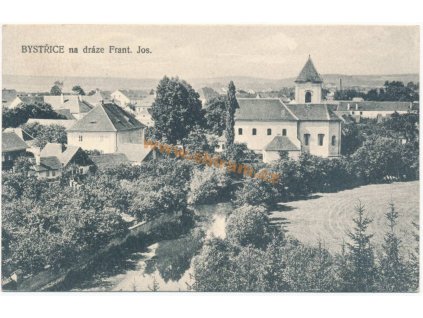 01 – Benešovsko, Bystřice na dráze Františka Josefa, ca 1920