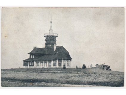 38 - Náchodsko, Jiráskova chata na Dobrošově, cca 1936